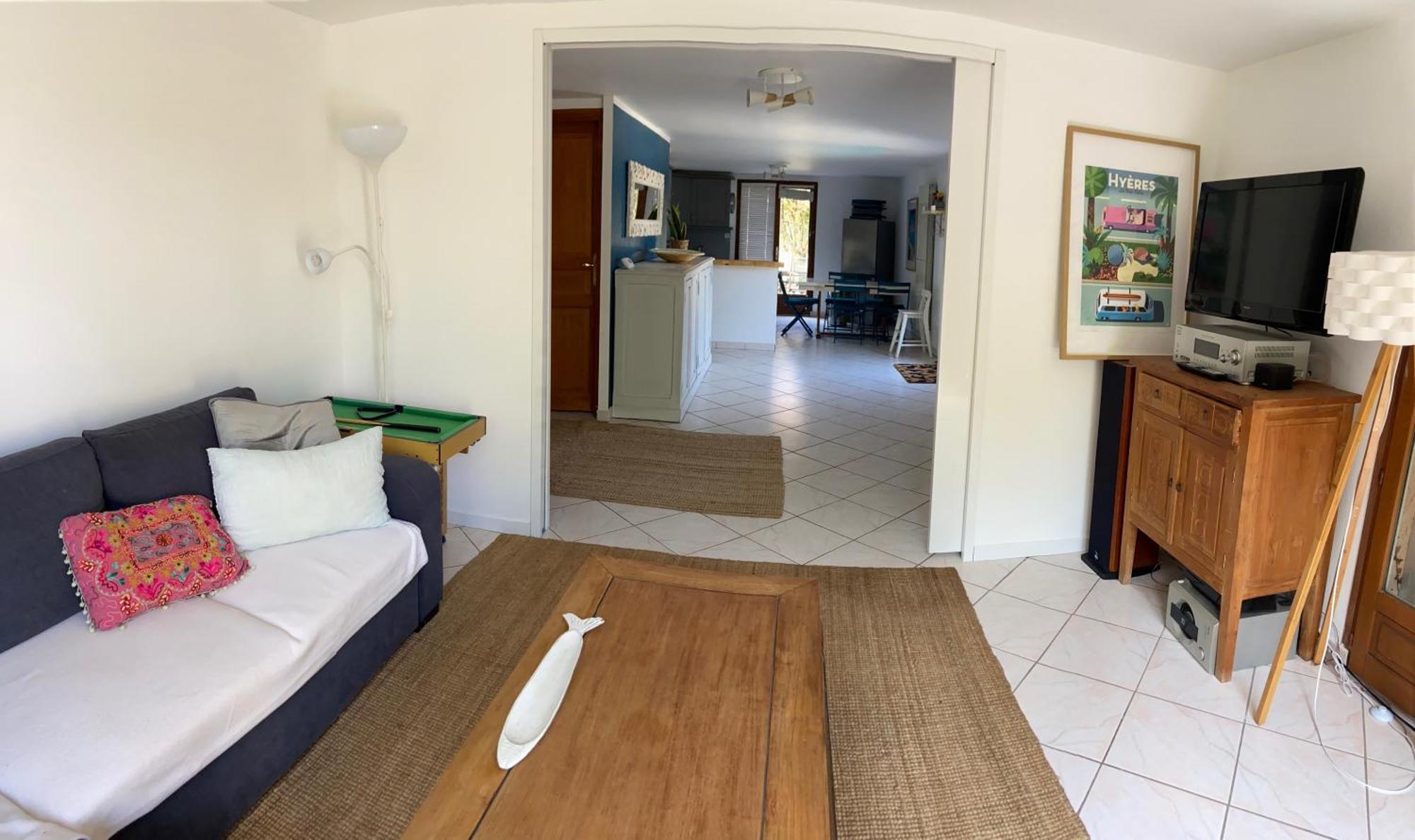 Joli rez-de-villa 80 m2 proche mer, piscine partagée Carqueiranne Exterior foto